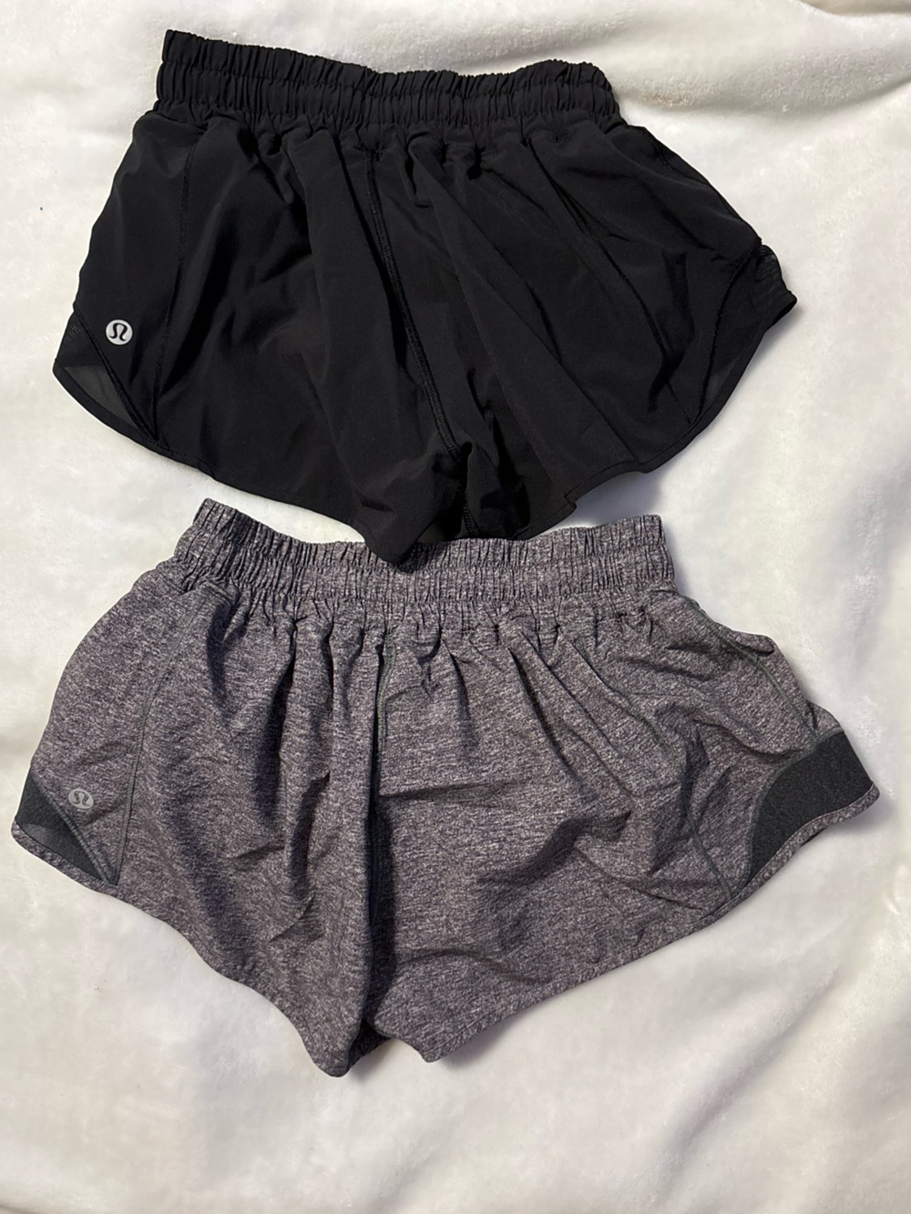lululemon athletica Black & Heather Gray Athletic Shorts Duo